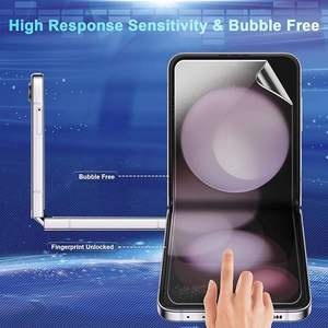 ฟิล์มกันรอยไฮโดรเจล TPU แบบเต็มจอ ผลิตตามสั่งจากโรงงาน สำหรับ Samsung Galaxy Z Flip Fold 5 6 7 8 ฟิล์มนิ่มสำหรับโทรศัพท์มือถือ - Product Image 3
