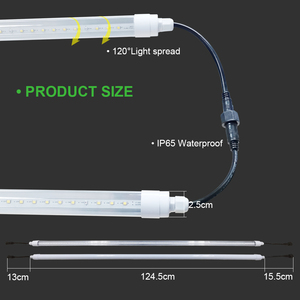 Barre de culture LED T8 24W à spectre complet avec driver Samsung, étanche en aluminium pour la propagation des plantes - Product Image 6