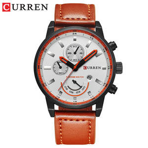 Montre à quartz analogique en cuir Curren 8217 pour femme, style décontracté, sport, luxe, charme - Product Image 3