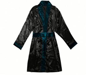 Bata de satén corta para mujer, ideal para bodas, fiestas nupciales, damas de honor, ropa de dormir, batas de baño sedosas, ropa de estar por casa de verano, regalo promocional - Product Image 3