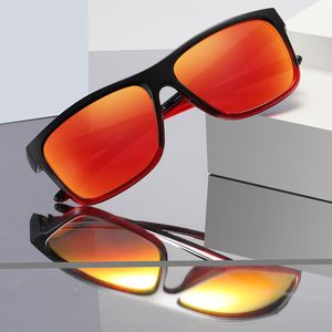 Latest Fashion Retro UV400 Polarized Full Rim Square Lightweight Sports <b>Sunglasses</b> for Men-Durable & Anti-Glare - Product Image 1