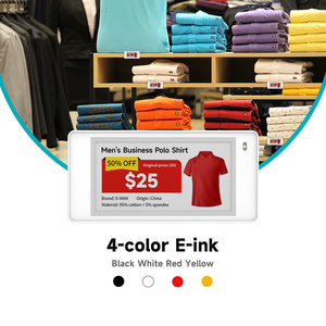 Étiquette électronique de rayon MinewTag DS026Q 2,6 pouces 4 couleurs en encre électronique ultra-mince, étiquette de prix numérique pour supermarché et commerce de détail - Product Image 4