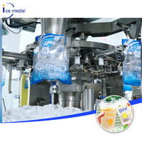 Machine à glaçons Icemedal à prix économique, 3T/5T/10T, machine à glaçons industrielle de production intensive avec bac à glaçons intégré