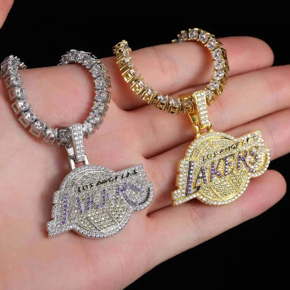 Ювелирные изделия из муассанита, ожерелье с кулоном на заказ, начальная 925 в стиле хип-хоп, серебряная подвеска на заказ