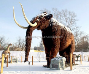 Modelo de Animal Robot de Tamaño Real para Exhibición al Aire Libre de <span class=keywords><strong>Iceage</strong></span>, Mamut Bebé Animatrónico - Product Image 6