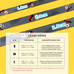 MIDEPET butik tali anjing kualitas tinggi kalung anjing dapat disesuaikan Monster Lucu Halloween datang seri penjualan langsung dari pabrik - Product Image 2