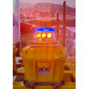 Balise d'obstruction LED DC 12V rouge/vert, lumière d'aviation solaire, base AR111, étanche IP66 pour aéroport maritime, bâtiment haut, avertissement - Product Image 4