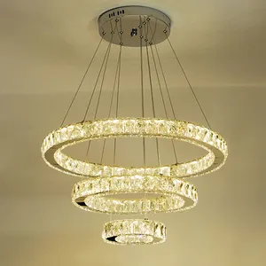 Jylighting Moderne Luxe Kristallen Kroonluchter Led Hanglamp Voor Hotel Hal Restaurant Home-Decoratief Plafond Glazen Ijzeren Lichaam