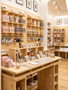 Diseño Interior de Tienda de Juguetes de Lujo, Muebles Personalizados para Tienda de Regalos Pop Mart, Muebles de Exhibición de Madera Nórdica con Panel Perforado, Equipamiento para Minoristas - Product Image 4