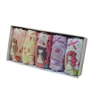 Sous-vêtements pour filles, culottes en coton doux pour bébés, série fantaisie pour enfants, culottes assorties - Product Image 1