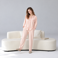 Pyjama pour femmes sur mesure, ensemble de pyjama doux en coton biologique modal, vêtements de détente pour femmes
