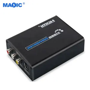 OEM 1080P Metal HDMI to AV/S-Video Converter HDMI2AV Adapter RCA Converter