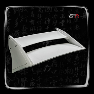 Extension de becquet de toit léger de style EPA-C compatible GR Yaris GXPA16 en FRP / carbone partiel, fixation par boulons, mod sport aérodynamique - Product Image 1