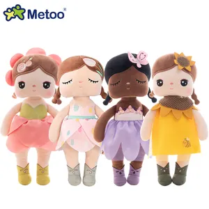 Metoo Angela yeni tasarım siyah peluş bebek kız yeni peluş şekil oyuncaklar peluş oyuncaklar özel doldurulmuş oyuncaklar