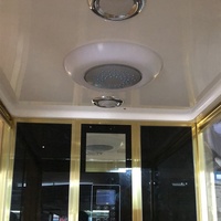 Kabin Sauna Uap Listrik Modern 2-in-1 untuk Dalam Ruangan, Kombinasi Kamar Mandi Uap Kayu Hemlock Kanada, Kontrol Aplikasi WiFi Pintar, Biohacking Villa