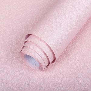 Düz Renkli İpek Dokulu Kendinden Yapışkanlı Duvar Kağıdı Yatak Odası ve Oturma Odası Dekorasyonu için Kalınlaştırılmış ve Su Geçirmez - Product Image 2