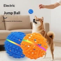 Wasserdichter USB-Aufladbarer Intelligenter Hundeball Automatisch Springender Rollender Interaktiver Spielzeugball Unzerstörbarer Kau- und Zahnreinigungsball