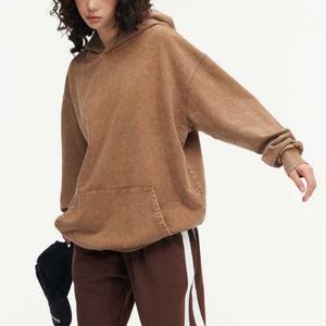 Sudadera con Capucha de Felpa para Hombre, Estilo Lavado Ácido, con Logotipo Personalizado del Fabricante - Product Image 6