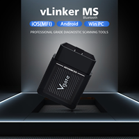 Nuevo Escáner OBD2 Vgate Vlinker MS BT3.0 para Diagnóstico de Todos los Sistemas de 12V y 24V, Herramienta ELM327 V2.3 para IOS/Android CH HS MS LS SW CAN