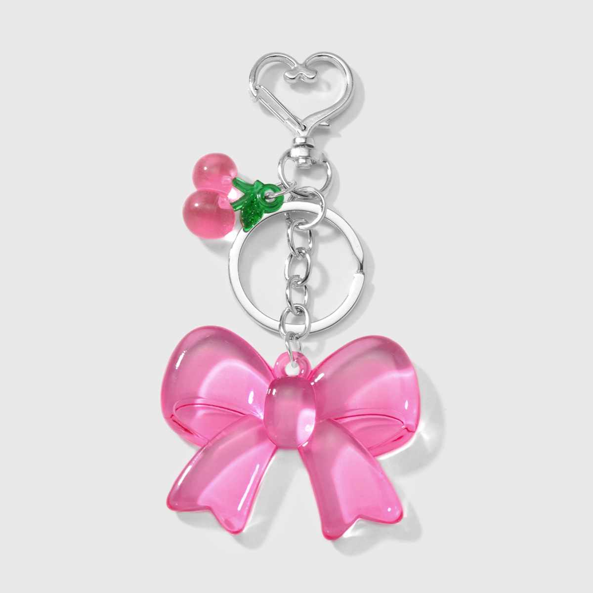 Porte-clés arc rose rouge 1