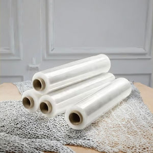 Film étirable en plastique souple LLDPE de haute qualité, 80 gauge, 20 microns, résistant à l'humidité, largeur 50 cm, emballage pour épicerie et supermarché - Product Image 3