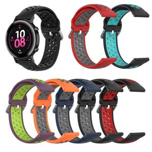 Bracelet de montre en silicone bicolore 20mm pour <span class=keywords><strong>Huawei</strong></span> Watch GT2 42mm <span class=keywords><strong>Watch2</strong></span> Sports Bracelet de remplacement - Product Image 1