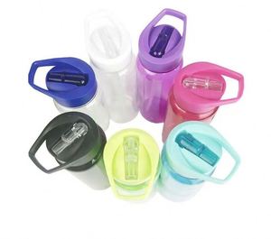 700Ml Outdoor Sport Custom Print Logo Bpa Free Clear Plastic <b>Water</b> <b>Bottles</b> With <b>Straw</b> - Product Image 2