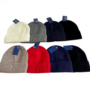 Nuevos Gorros de Invierno de Lujo Ralph Po <span class=keywords><strong>Lo</strong></span>, Gorros de Punto con Letras de Color Sólido, Modernos, Cálidos, con Logotipo Personalizable - Product Image 4