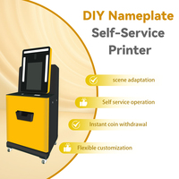 Impresora de insignias DIY, máquina de impresión UV de autoservicio, personalización de fotos en insignias mediante impresión UV de inyección de tinta
