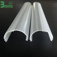 Diffuseur de lumière LED professionnel Bming Optical en PC extrudé, lentille linéaire en PMMA pour éclairage de culture, style japonais, moderne, européen, pour intérieur