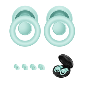 ที่อุดหูซิลิโคนแบบปรับแต่งได้ ป้องกันเสียงรบกวน สำหรับการนอนหลับ  ลดเสียงรบกวน  นำกลับมาใช้ใหม่ได้ - Product Image 2