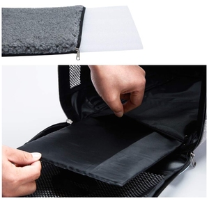 BSCI Factory Animais de estimação até 16 Lbs Soft-Sided Cat Bag Portadores Animais Travel Puppy Carry Como um brinquedo de tecido Pet Casa Cat Dog Carrier - Product Image 4