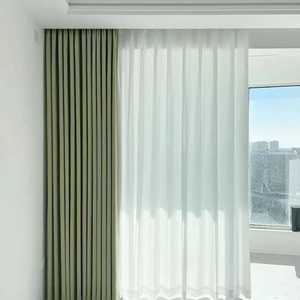 Yun1 Tùy Chỉnh Sang Trọng Ngôi Nhà Hiện Đại Trang Trí Cửa Sổ Sheer Màu Đen Trong Vải Rèm Cửa Cho Các Nhà Phòng Khách Phòng Ngủ - Product Image 1