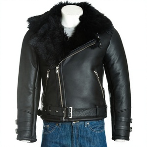 Chaqueta de Cuero para Hombre, Chaqueta de Cuero PU de Primera Calidad, Chaqueta de Cuero Vacuno para Hombre, Diseño de Moda Masculina, Nueva Llegada - Product Image 3