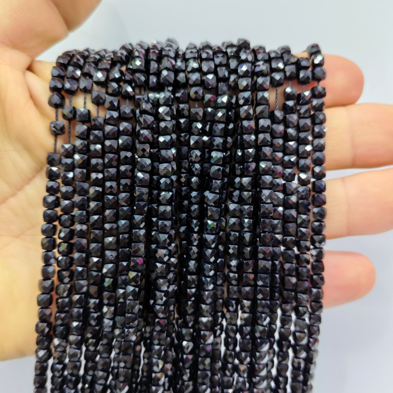 Wholesale High-Quality 2mm 3mm 4mm Cube Natural Stone Strand Beads for Handmade Jewelry Making