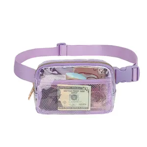 Summer Beach Transparente Clear TPU Waist Belt Phone Bag Custom Waterproof Crossbody Fanny Pack For Women Men