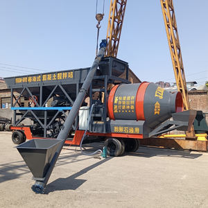 Preisgünstige Mobile Betonmischanlage mit Trommelmischer, Transportable Mischanlage - Product Image 3