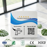 Placa NFC NTAG 213 NTAG 215 NTAG 216 Multiplataforma para Redes Sociales y Reseñas de Google con Adhesivo 3M