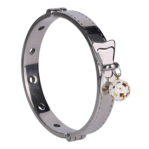 Collier de jeu FX-XQ9001 maître et soumis accessoire de jeu BDSM en cuir véritable adapté aux jouets sexuels masculins et féminins - Product Image 2