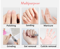 1 pieza de broca para uñas de cabeza plana fácil de limpiar, herramientas de belleza de carburo de tungsteno dorado para uso en salón de manicura