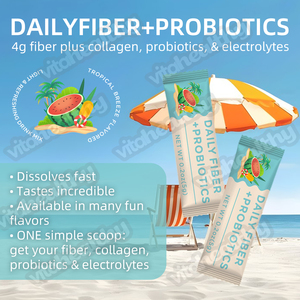 Vitahealthy OEM ODM Private Label pura fibra organica naturale probiotici in polvere bevanda con <span class=keywords><strong>collagene</strong></span> per la perdita di peso degli adulti - Product Image 4