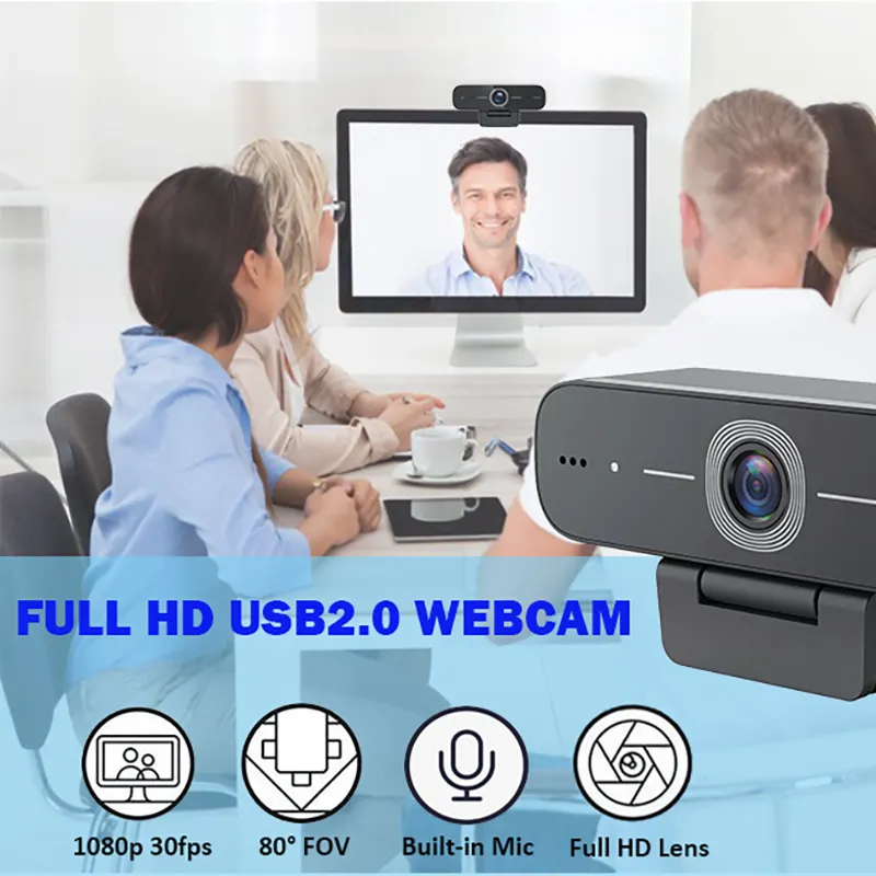 AIAVD ODM all'ingrosso della fabbrica Web Cam Pc Desktop Fhd 4K Live Video Chat Oem Autofocus Webcam Usb Web Camera