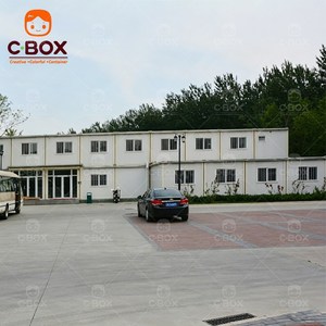 Cbox Prefab Modular Office Fireproof Dormitory Sandwich Panel Teahouse Lounge Cafe <b>Bar</b> Flat Pack Container House - Product Image 5