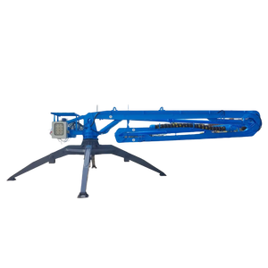 Distributeur hydraulique mobile électrique de 17 m avec compatibilité de pompe précise, support solide pour le placement de béton de construction - Product Image 1