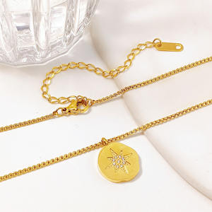 Collar de Nam chapado en oro de 18 quilates para mujer, joyería con nombre especial, regalo de acero inoxidable a la moda - Product Image 2