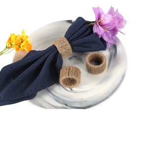Servilleteros y Anillos de Bambú Redondos de Diseño Moderno Hechos a Mano para Hoteles y Cenas Occidentales, en Stock desde India - Product Image 2