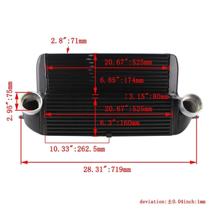 <span class=keywords><strong>Intercooler</strong></span> pour <span class=keywords><strong>BMW</strong></span> X5 E70 3.0D 06-10 <span class=keywords><strong>X6</strong></span> E71 07-14 X5 F15 12-18 <span class=keywords><strong>X6</strong></span> F16 13-18 Noir - Product Image 5