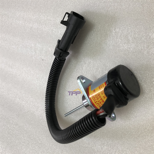 Sekop Mesin pemuat suku cadang 12V katup Solenoid Stop 6691498 untuk Bobcat - Product Image 3