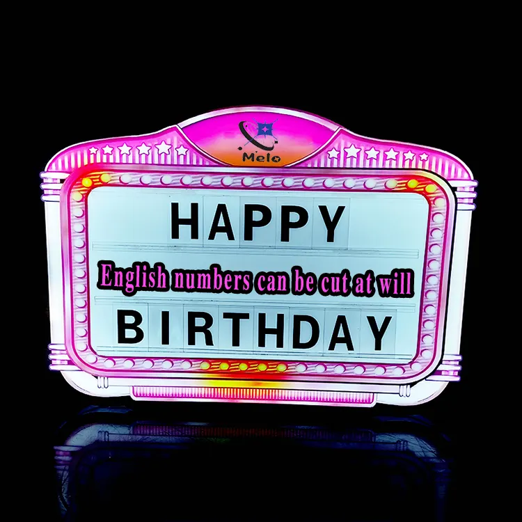 Birthday Event Club Signs Custom Vip Board Christmas Led Message Board Programmable Bottle Presenter for Night Club