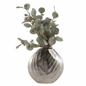 Jarrón de macetas de Metal de aluminio para decoración para sala de estar, gran oferta, maceta de urnas de aluminio niquelado con decoración de boda - Product Image 2